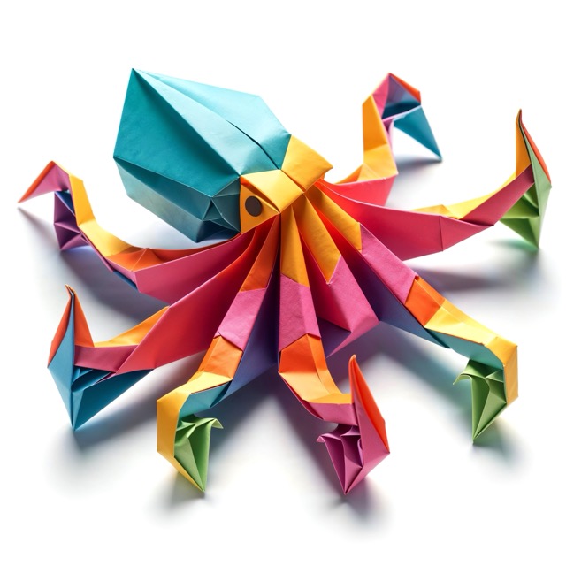 Pieuvre, symbole d'orchestration des outils no-code et IA